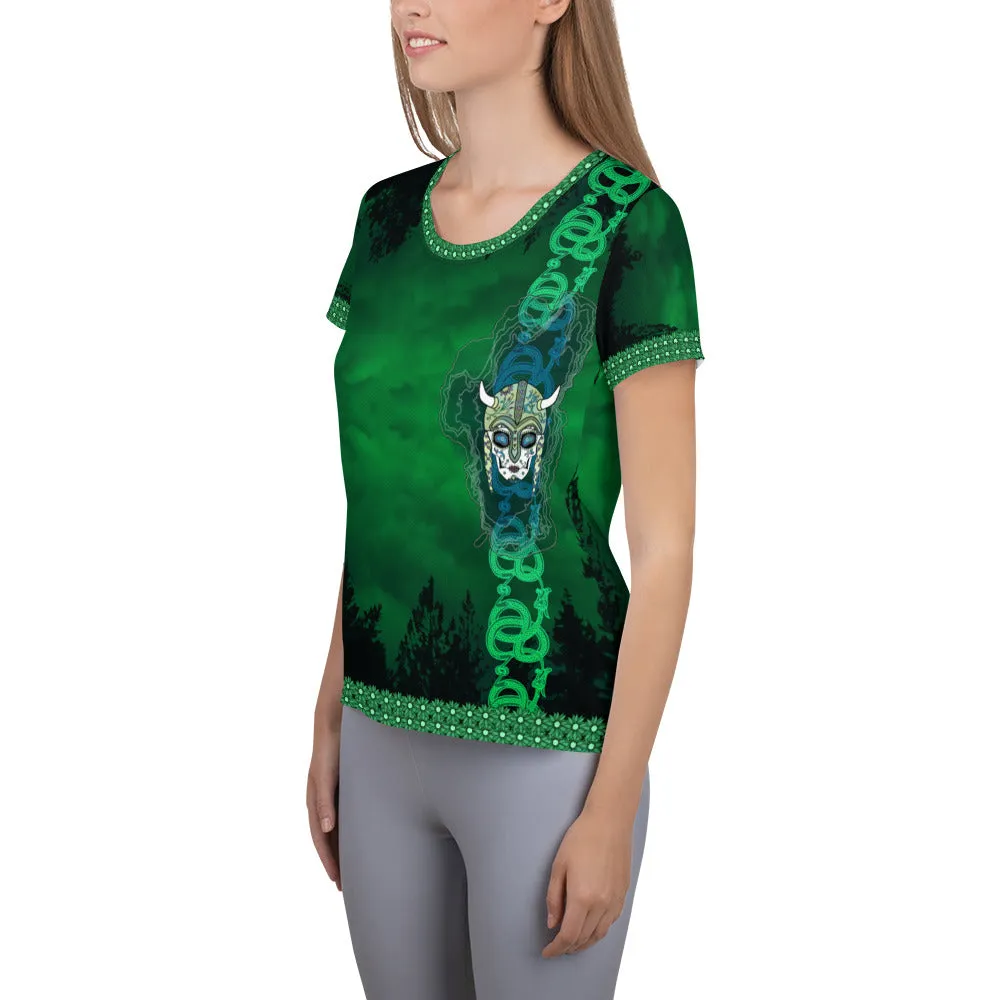 War Maiden  - Sugar Skull Athletic T-shirt