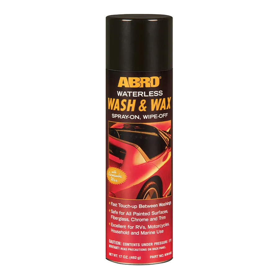 Waterless Wash & Wax, ABRO, WW606 Quality Made in the U.S.A