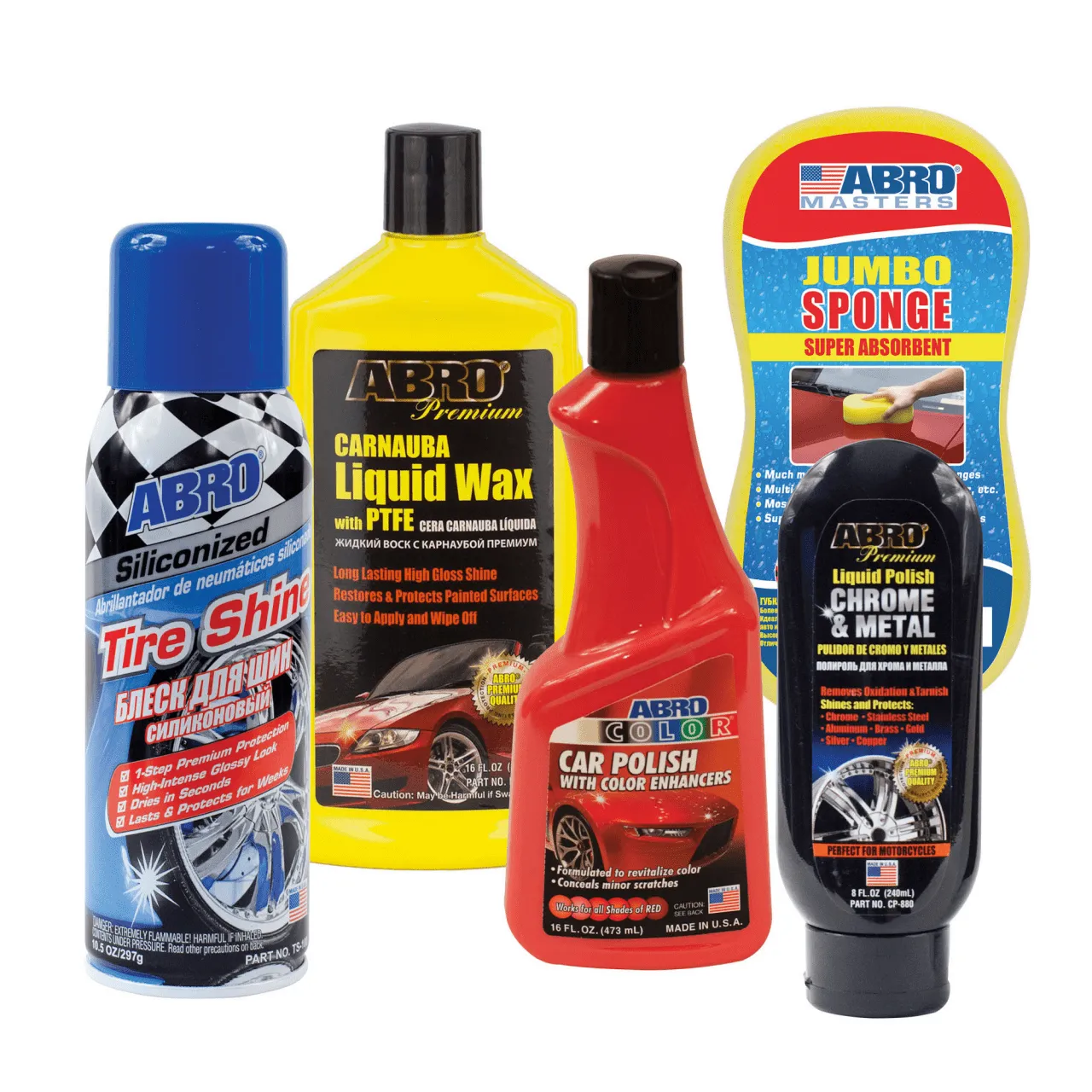 Waterless Wash & Wax, ABRO, WW606 Quality Made in the U.S.A