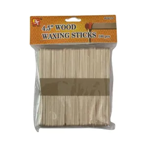 Waxing Stick Applicators 4.5" - 100pc