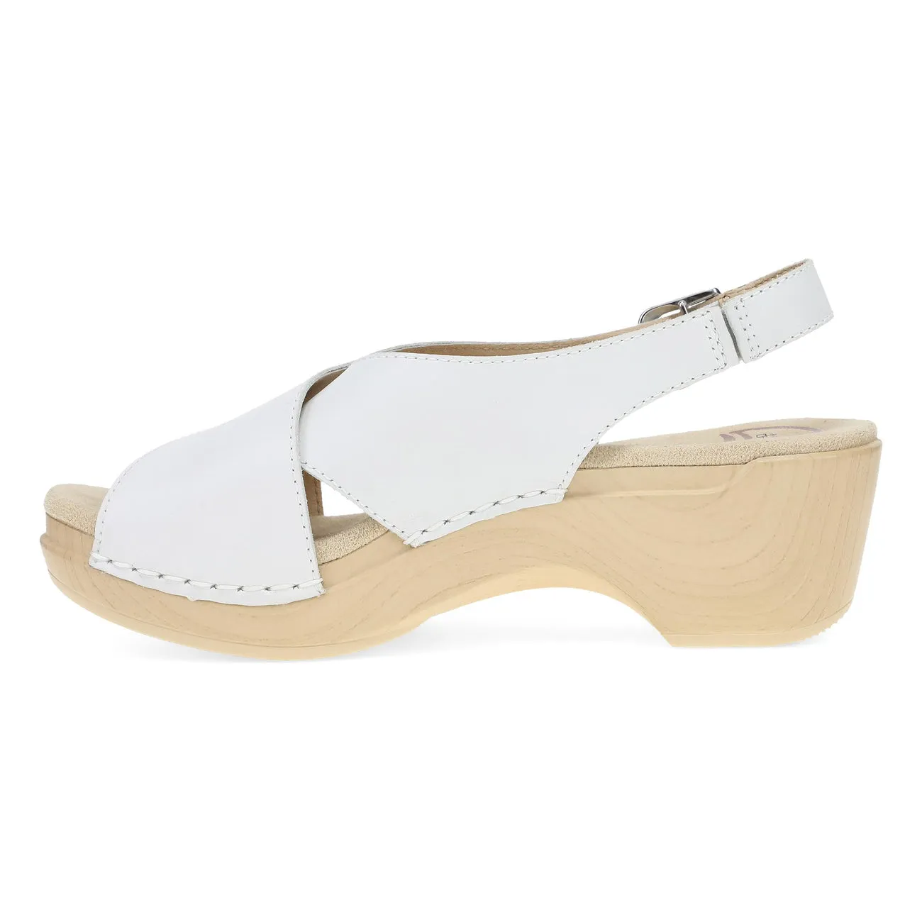 Women's Dansko Sloane 9852001400 Color:  White Full Grain