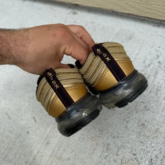 Womens Nike Air VaporMax 97 Metallic Gold Shoes