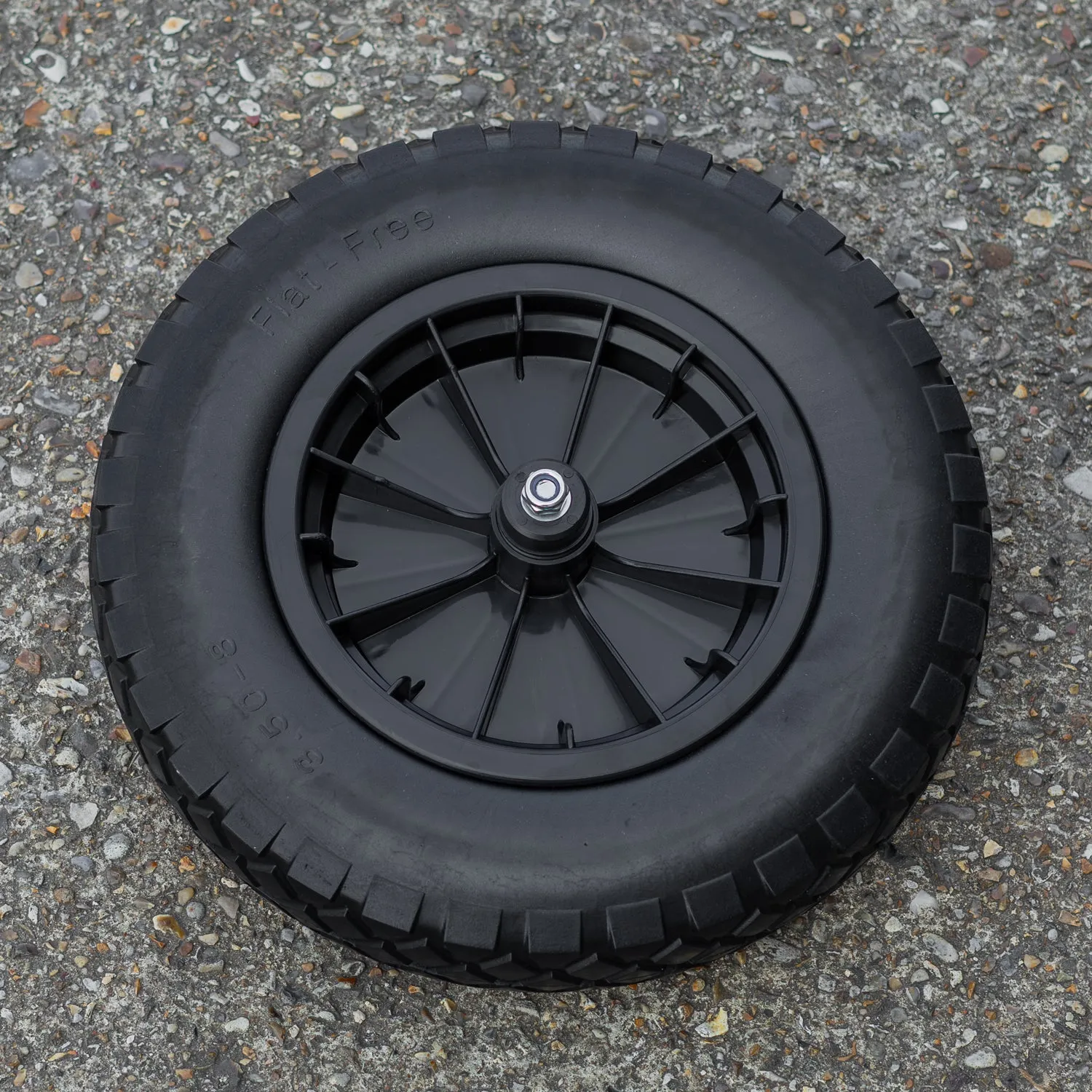 Woodside 14" Replacement Wheelbarrow Wheel, Heavy Duty Puncture Proof Tyre