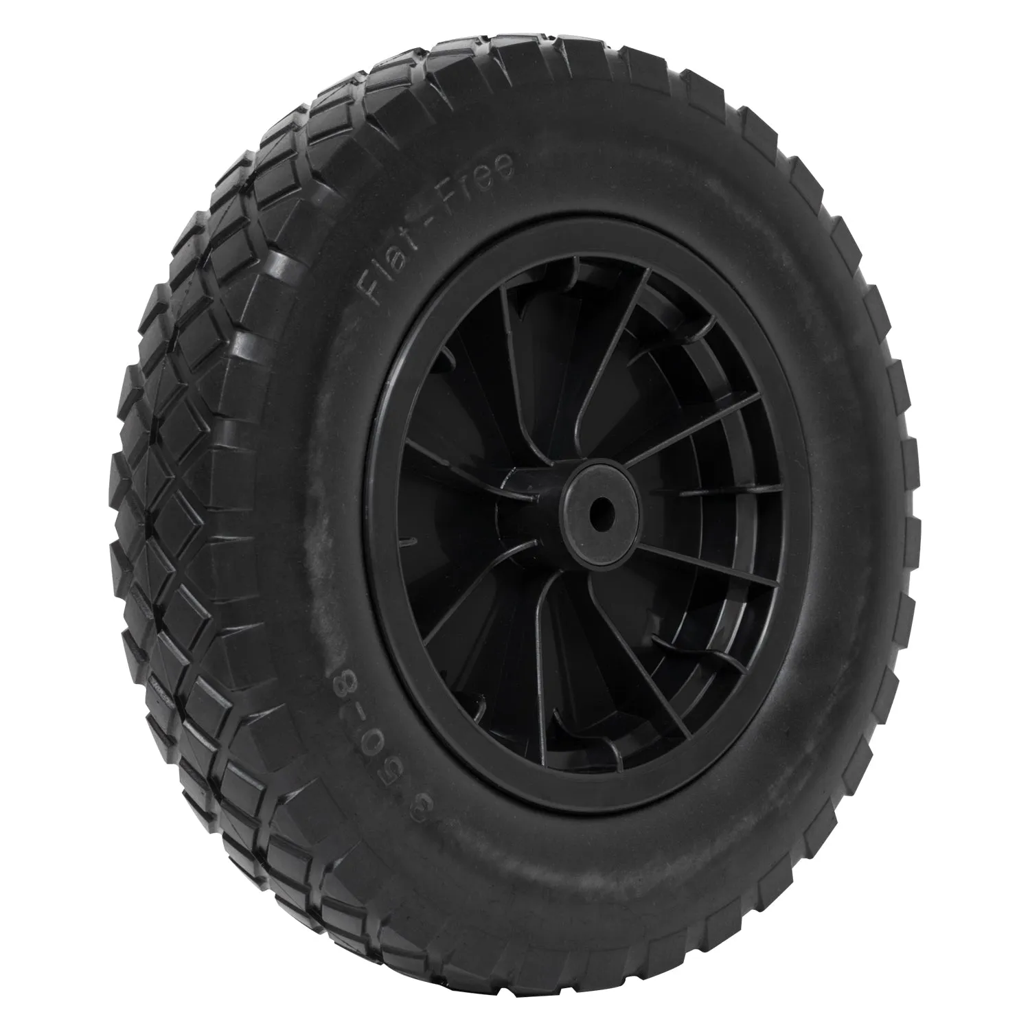 Woodside 14" Replacement Wheelbarrow Wheel, Heavy Duty Puncture Proof Tyre