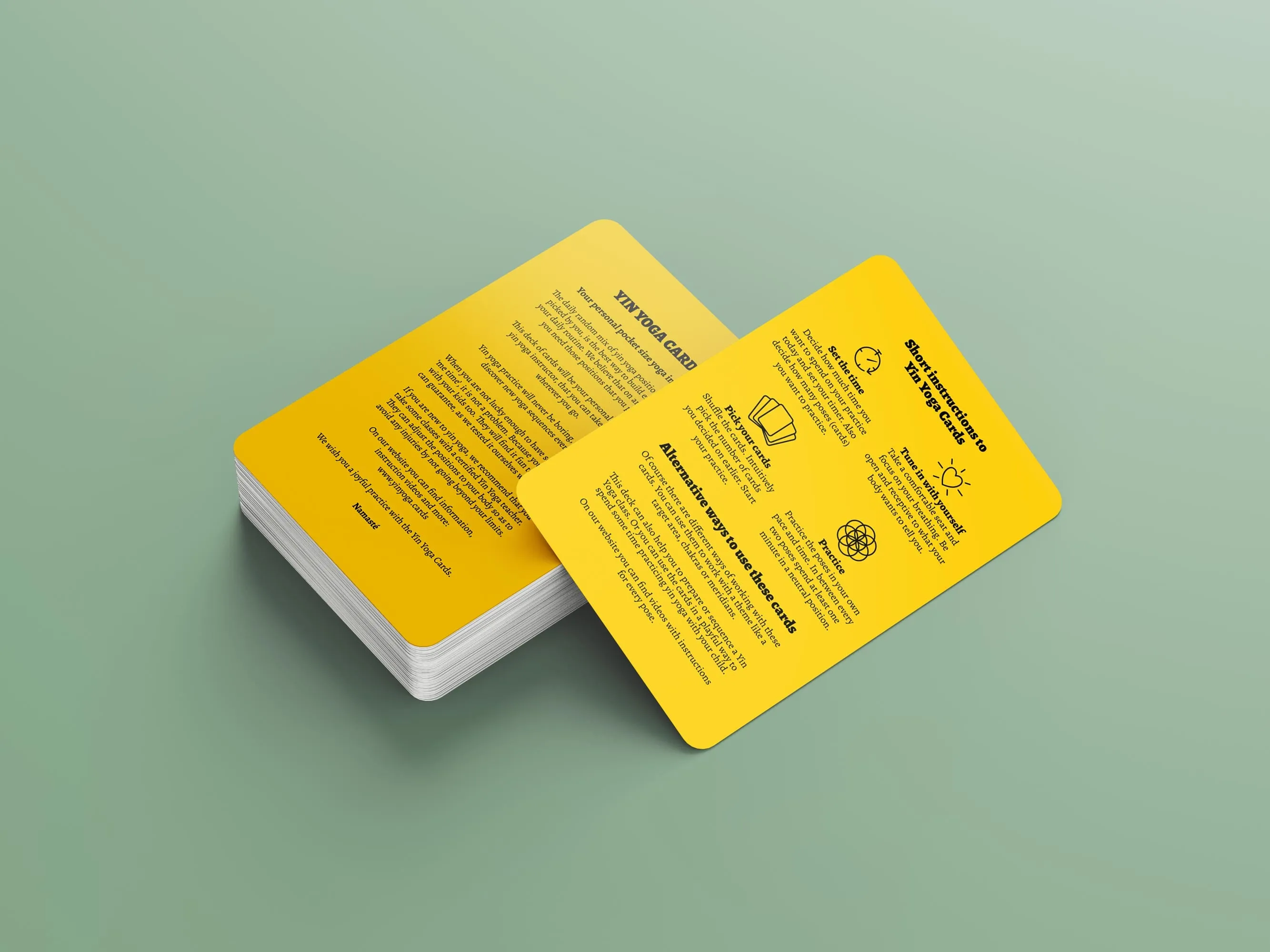 Yin Yoga Cards • Set 1 (English Edition)