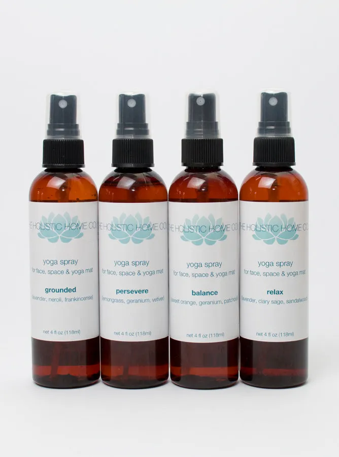 Yoga Aromatherapy Sprays for Face, Space & Mat