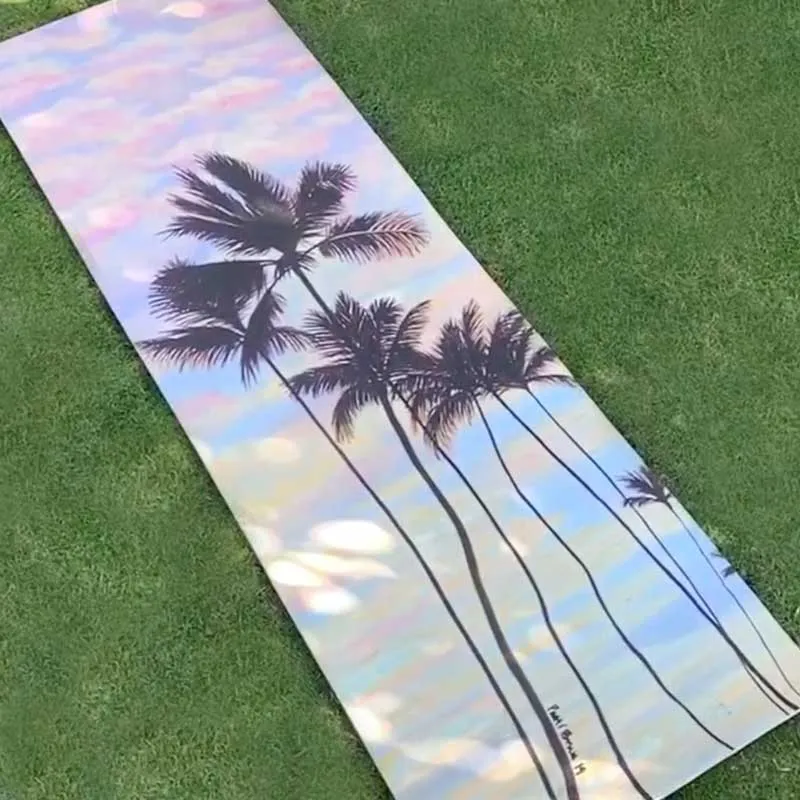 Yoga Mat: Cotton Candy Clouds