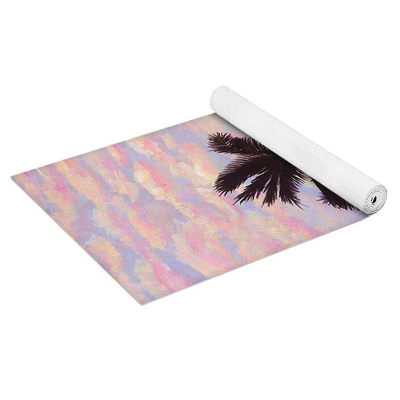Yoga Mat: Cotton Candy Clouds