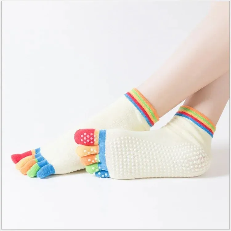 Yoga Toe Socks with Grips for Women