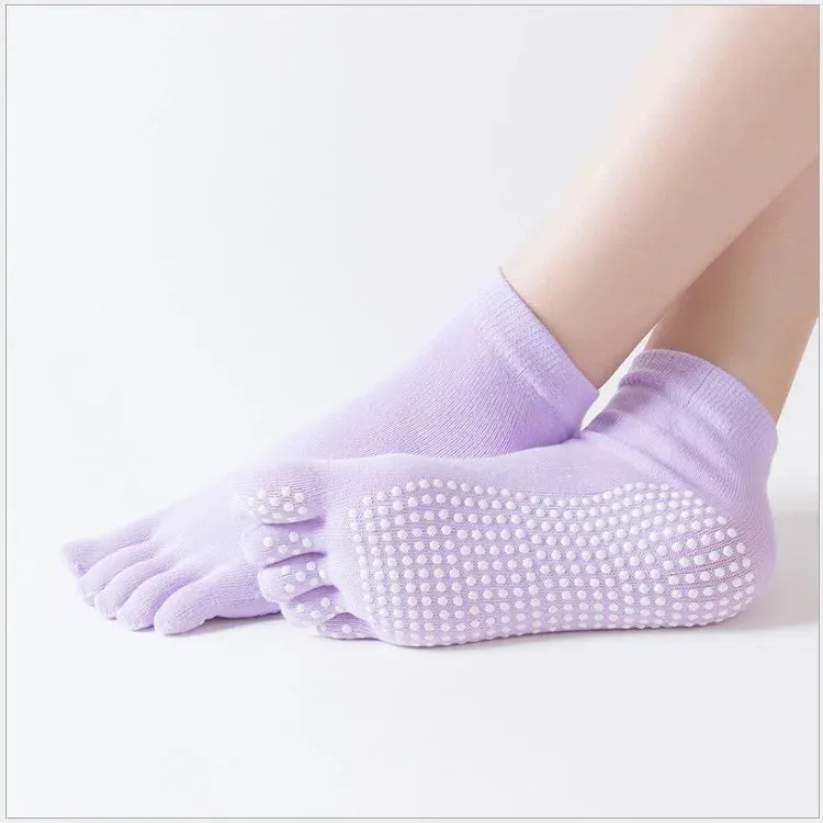 Yoga Toe Socks with Grips for Women