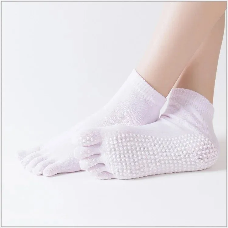 Yoga Toe Socks with Grips for Women