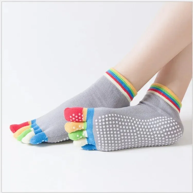 Yoga Toe Socks with Grips for Women