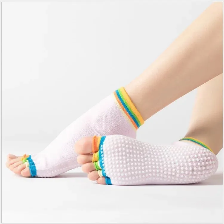 Yoga Toe Socks with Grips for Women