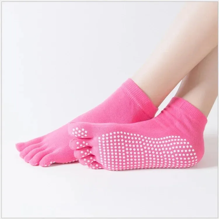 Yoga Toe Socks with Grips for Women