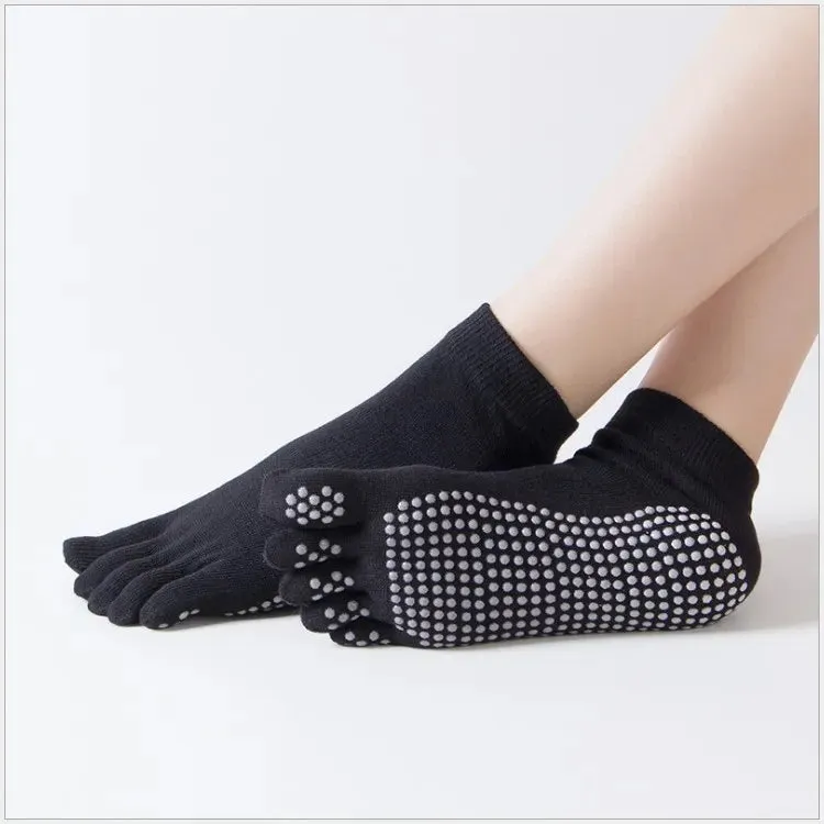 Yoga Toe Socks with Grips for Women