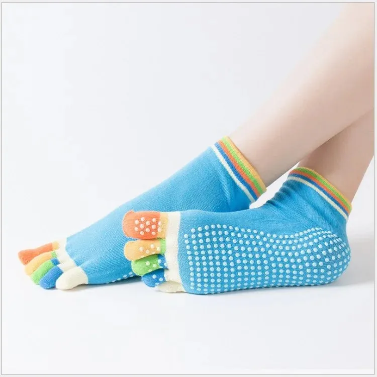 Yoga Toe Socks with Grips for Women